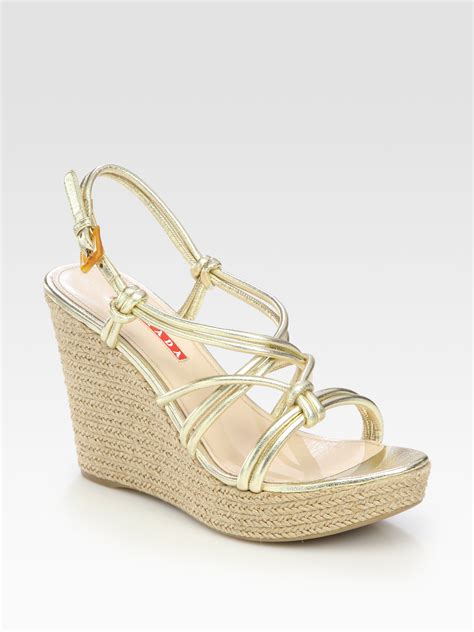 prada wedge|designer prada wedges women.